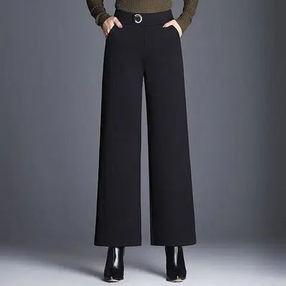 Belgravia Plaid Wide-Leg Trouser