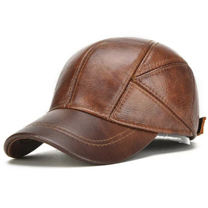 Milano Leather Vintage Cap