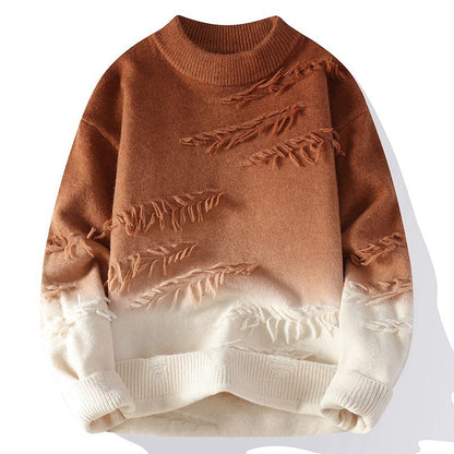 Horizon Gradient Distressed Sweater