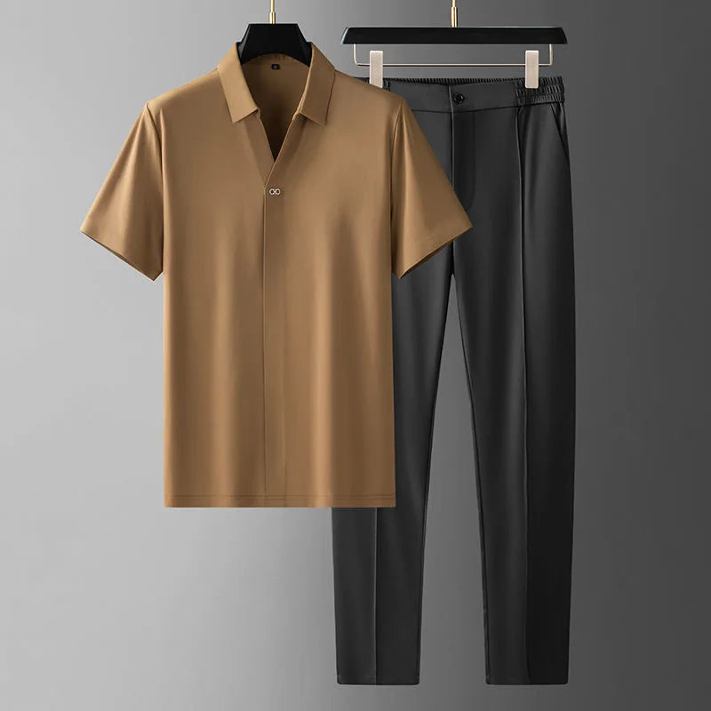 Luca Minimalist Polo Set