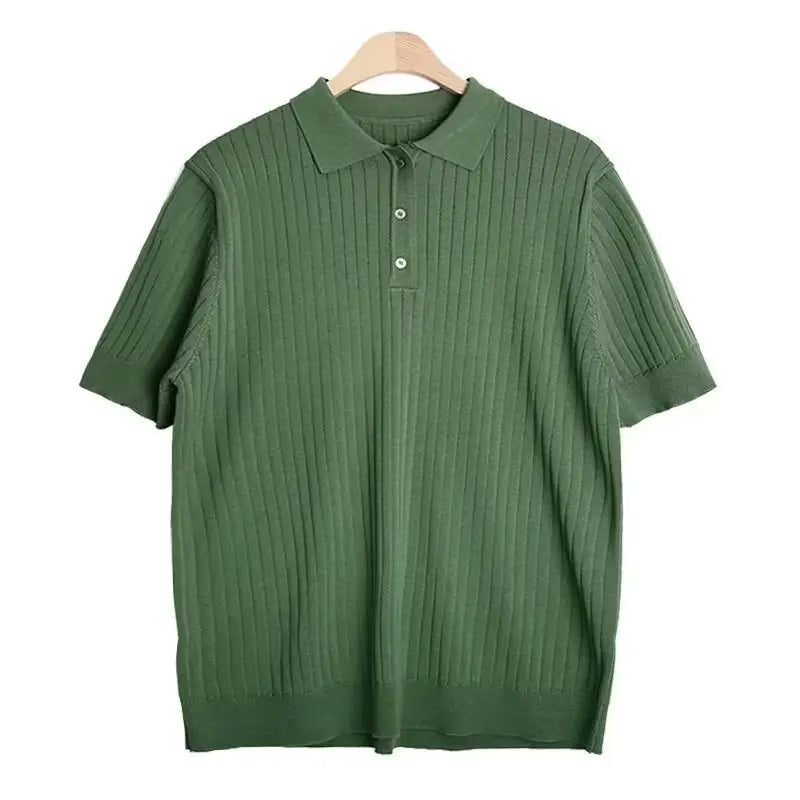 Oliver Ribbed Knit Polo