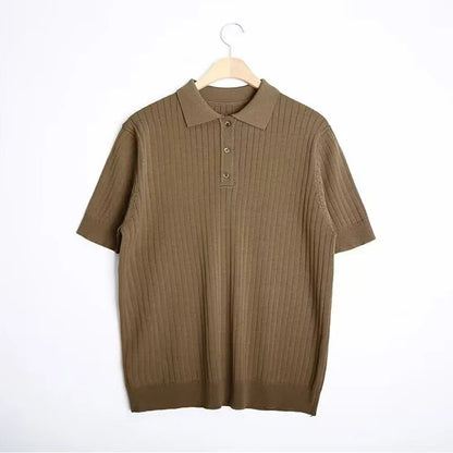 Oliver Ribbed Knit Polo