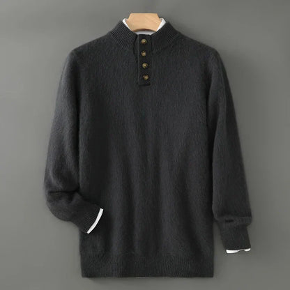 Aspen Buttoned Wool Sweater