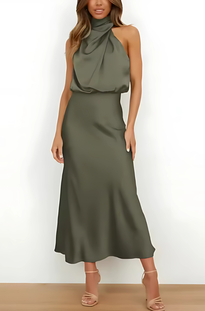 THE LUMINA SATIN DRESS