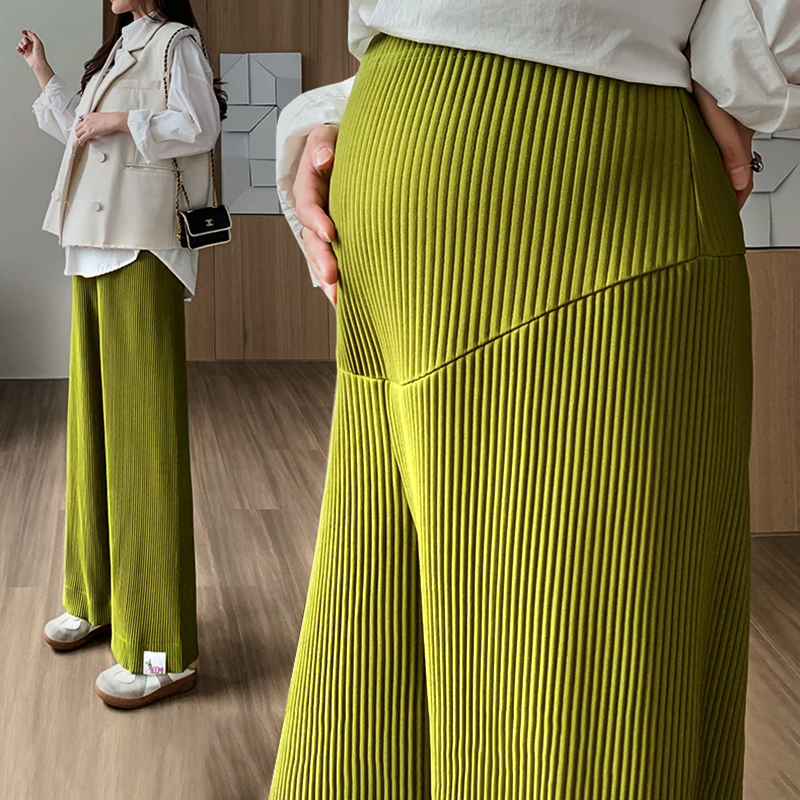 Serene Ribbed Wide-Leg Pants